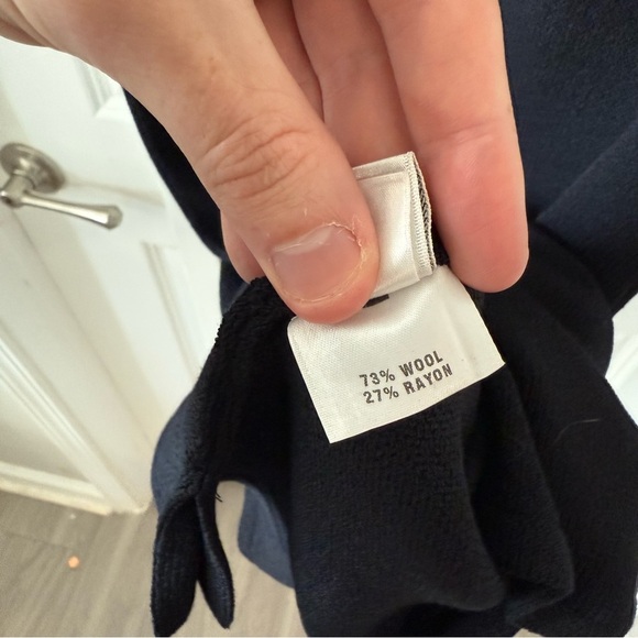 St John Sport Size Small Color Blue White Wool and Rayon Dress - Picture 5 of 6